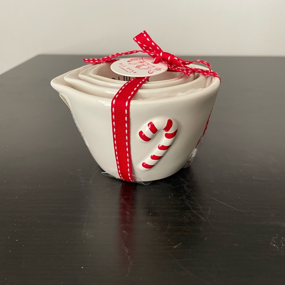 COPY - Rae Dunn Christmas Candy Cane Measuring Cups